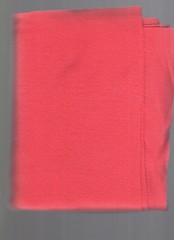 1 yard fabric ribbing #75 orange 100% cotton 58″ wide
