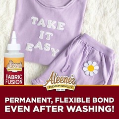 Versatile 4 oz Fabric Fusion Adhesive – Permanent Bond, Nontoxic and Washable