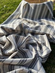 Heavy Weight Softened Linen Cotton Fabric By The Yard 200g/m2 – Upholstery