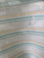 2.25 Yards Linen ? Fabric Cotton 39” X 86” Quilt Crafts Quilting Stripes Green