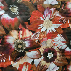 Liberty of London Tana Cotton Lawn – “Hybrid” Earth-Tone Large-Scale Floral