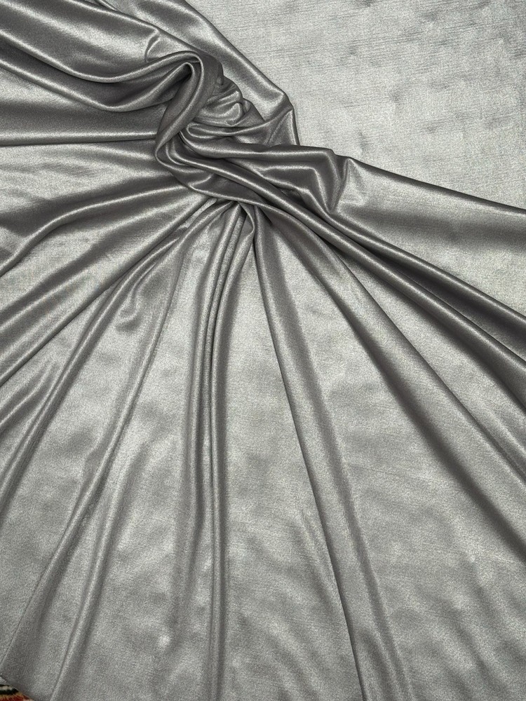 2 yards Nylon Spandex Slinky Silver Gray 5 Oz 54” By The Yard