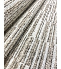 Jane Clayton striped boucle Upholstery Fabric remnant 27″ WHS 3406