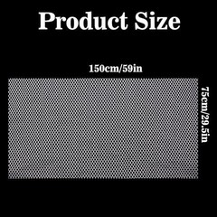 29.5 x 59 Inch White Mesh Fabric Slightly Stretchy for Sewing Projects | Sew Sho