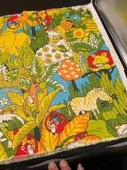 House ‘N Home Fabrics Animal Forest Jungle Drapery Fabric Multi Color 45″x21″