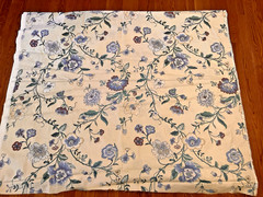 10 Yards VTG 1981 Floral Bloomcraft Travis Luther Decorator Fabric