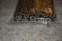 Blank Quilting pattern Btr-M4473 Black & Dark Brown w/tan curls fabric 2 yds