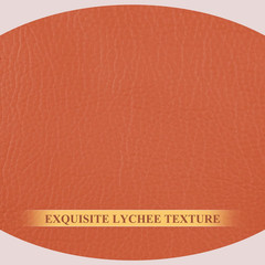 Faux Leather 0.7Mm Upholstery Fabric by the Yard 55X36 Inch Orange | PU Waterpro