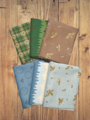 Assorted Only You Smokey Bear Themed Flat Fold Assortment 18 Yard Bundle Cotton