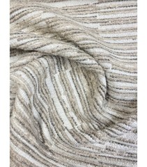 Jane Clayton striped boucle Upholstery Fabric remnant 27″ WHS 3406