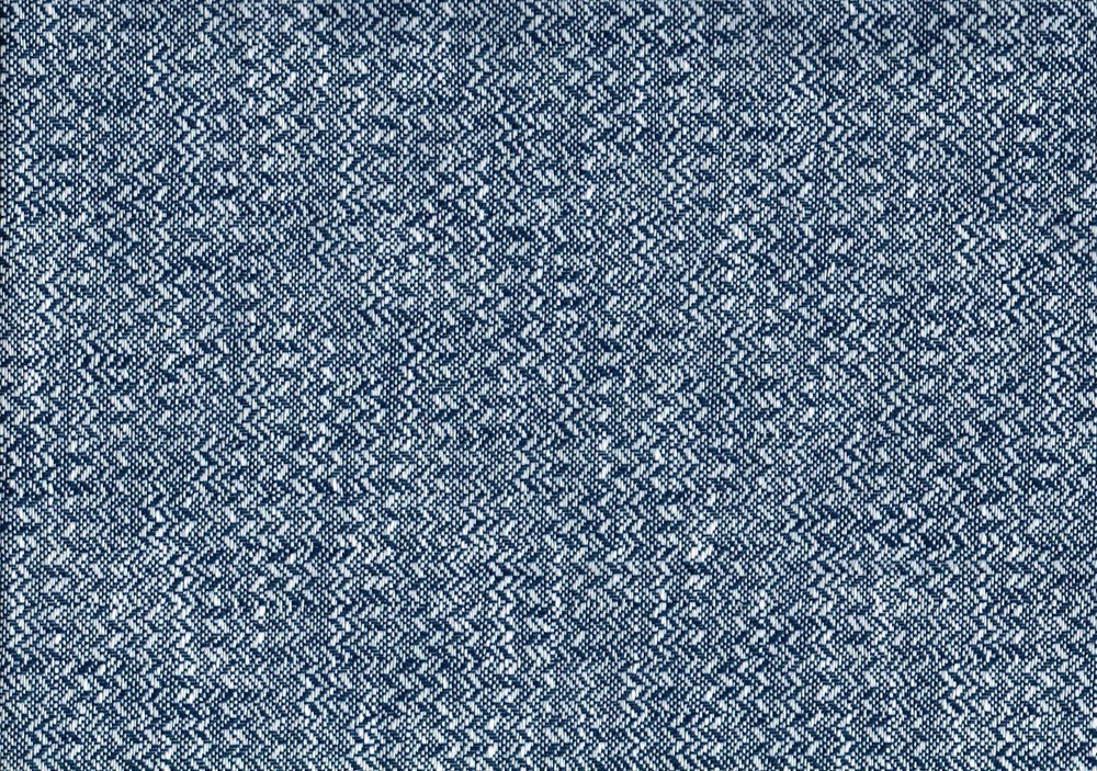 4.5 Yds Belle Dura Fabric Blue White Woven Indoor/Outdoor Drapery Upholstery