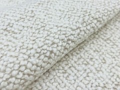Kravet Couture Wool Linen Boucle Upholstery Fabric- Babbit / Ecru 7.6 yd 34956.1