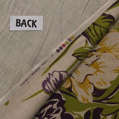 BRAEMORE BECCA FIESTA RED PURPLE FLORAL MULTIUSE LINEN FABRIC BY YARD 54″W