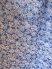 Jo Ann Cotton Fabric Keepsake Calico Floral blue Quilt Craft 1Y12″X44″W NEW