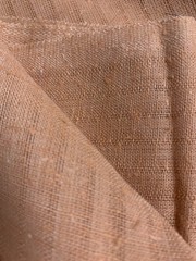 3 Yards Linen ? Fabric Cotton 44” X 112” Quilt Crafts Quilting Peach Coral