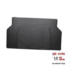 Heavy-Duty Universal Fit Mat for Cars, Trucks, SUVs — Black Cargo Mat