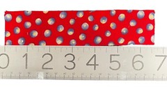 289 Flannel Quilting Strips 1.5” x 6.5” Cherry Polka Dots Floral Cotton Sewing