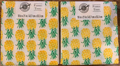 Loops & Threads Fabric 7 Fat Quarter Bundle Lot Solid TXT Pineapple Mix