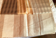 AST A. Sommer Textiles Natural Stripe 34 x 26″ Linen Blend Fabric Sample