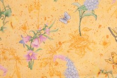 2.0+ Yards 3 Pieces Jo-Ann Fabric Elizabeth’s Garden Butterflies Flowers Yellow