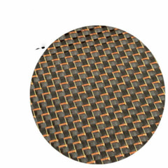 3k 250gsm Plain Weave Cloth Rose Gold Reflection Metallic Carbon Fiber Cloth