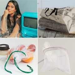 29.5 x 59 Inch White Mesh Fabric Slightly Stretchy for x 59 Inch,