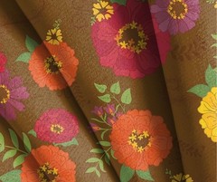 108″ Wide Quilt Backing Autumn Afternoon Brwn 14880 100% Cotton Fabic 3 yd piece