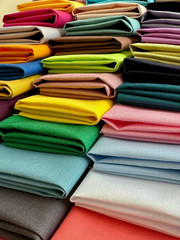 Solid Color Cotton Fabric Bundle – 50 Pre-Cut Squares (20×20 Cm / 8×8 Inch), 100