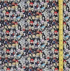 SOUL EATER CHIBI COLLAGE ANIME 1 YARD FABRIC ( 36″ X 58″ ) BRAND NEW