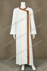 Sybok Cosplay Costume For Star Trek V The Final Frontier Robe Linen White
