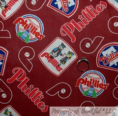 BonEful FABRIC FQ Cotton Quilt Blue Orange White Houston Texas Astros MLB Sports