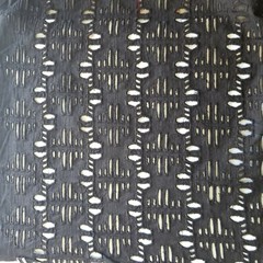 Black Cut-Work Cotton/Linen – Excellent for Gorgeous Summer Wear!
