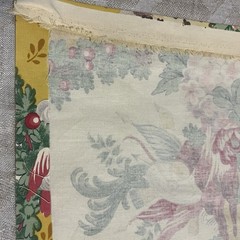 Brunschwig & Fils Out of Africa Fabric 2 Pcs Cotton Yellow Leopard Floral READ