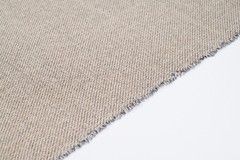 Vintage 100% Wool Jacket – 3m – 280g – Beige Honeycomb Weave – Textured Cloth
