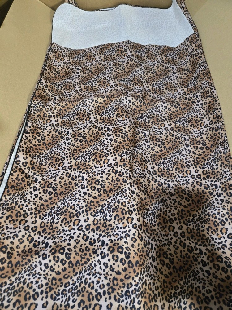 Cheetah Animal Print Scrap Fabric 84″ X 84″ Cut Tablecloth Quilting Sewing Craft