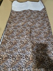 Cheetah Animal Print Scrap Fabric 84″ X 84″ Cut Tablecloth Quilting Sewing Craft