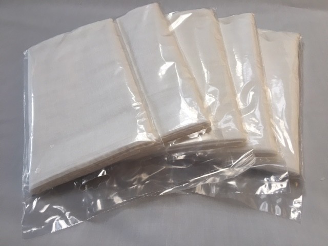 Grade 90 White Cheesecloth 9 Square Feet (Bagged)