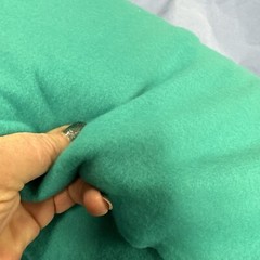 Turquoise solid cuddle soft Material 60 Inches Wide 3 1/3 Yards