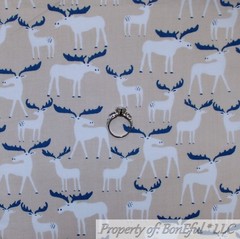 BonEful FABRIC FQ Cotton Quilt Brown Red Barn Farm Scenic Horse Pig Rooster Cow