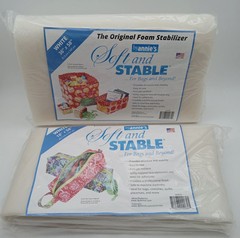 Soft and Stable White 100% Polyester Foam Stabilizer By Annie’s LOT OF 2