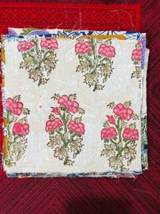 Remnants Fat Quarters Bundles Cotton Paisley Craft Floral Cotton Fabric,Scraps