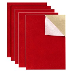 Self Adhesive Felt Sheet Black Backing Drawer Jewelry Box Liner 9×11 5PCS