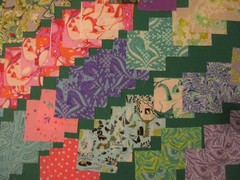 Cotton Quilt Fabric Lot of 85 Squares 3 1/2″ Tula Pink Various Prints