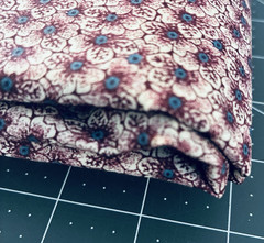 1.75 yards – General Fabrics Company Purple Blue Flowers Quilting Cotton HTF