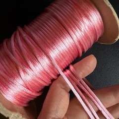 Rattail Satin Cord 2mm Jewelry Beading Kumihimo Crafting String – By 10 Yards