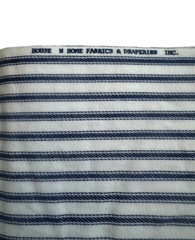 House N Home TICKING Cut 32″L x 27″w BLUE Vintage Cotton
