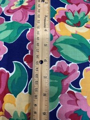 Stanley King Studio Fabric Floral Cotton Teflon Finish Vibrant BTY