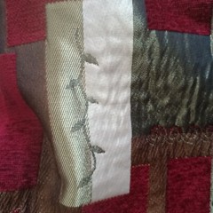 Luscious Upholstery or Pillow Fabric Patchwork Quilt Blanket Throw 60″ WX48″ L