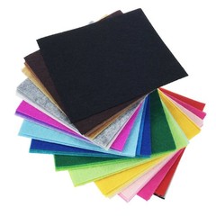 42 PCS Assorted Color Felt Fabric Sheets 4×4 Inch 1mm Thick DIY Craft