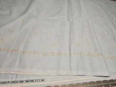 Vintage 2004 Paper Dolls By Patty Reed Border BLUE Fabric 3+YARDS